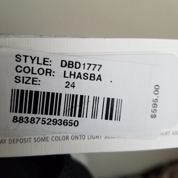 AG Adriano Goldschmied Farrah Leather size 24 NWT - Picture 6 of 8